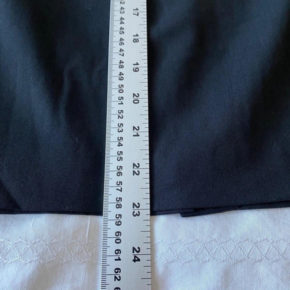 Talbots Women's Black Wool 1/4 Zip Up Midi Skirt Size 12 - Picture 9 of 12